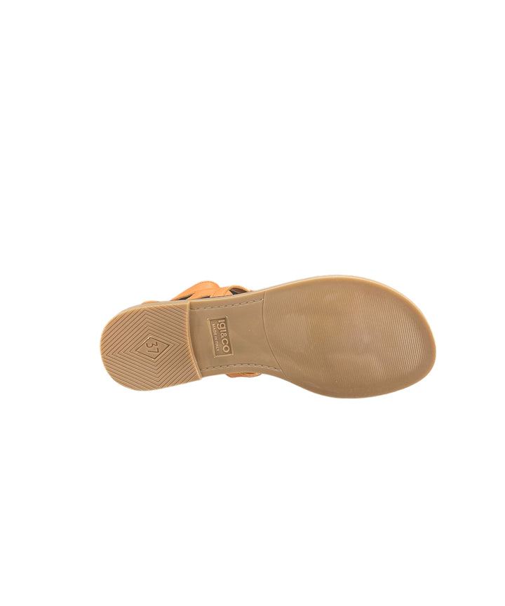 sandali donna pelle igi&co art. 3684200 arancio