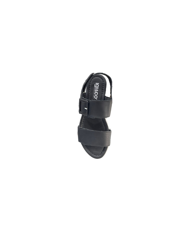 sandali donna pelle igi&co art. 3686200 NERO