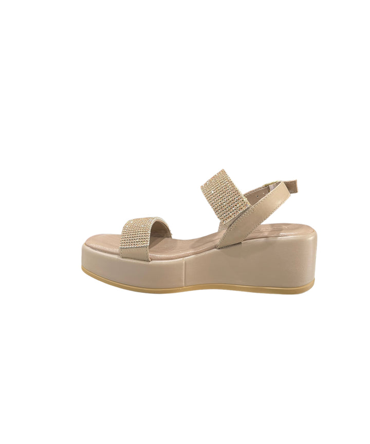 sandali donna pelle igi&co art. 3687022  taupe-cipria