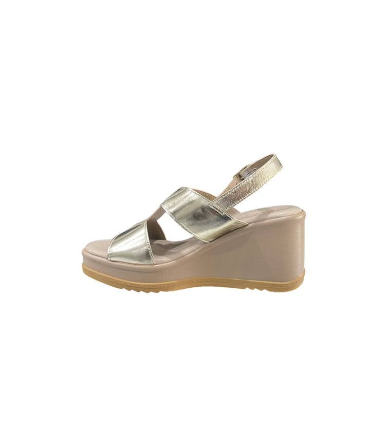 sandali donna pelle igi&co art. 3688122 platino