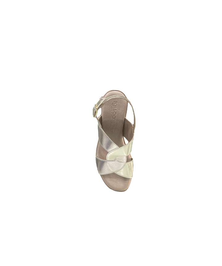sandali donna pelle igi&co art. 3688122 platino