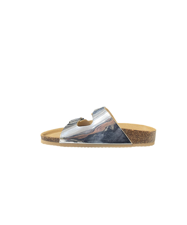 ciabatte donna pelle igi&co art. 3695100 argento