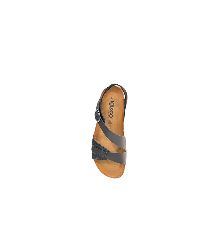 sandali donna pelle igi&co art. 3696300 nero