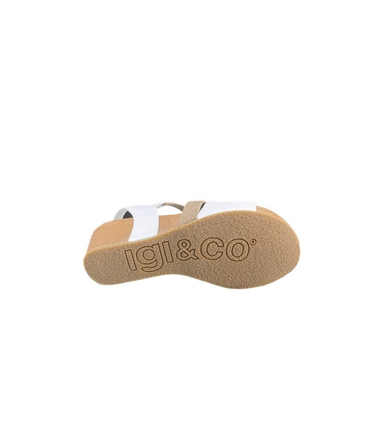sandali donna pelle igi&co art. 3697011 bianco