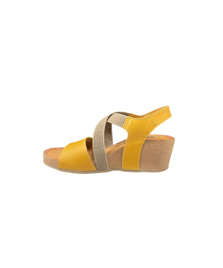 sandali donna pelle igi&co art. 3697033 giallo