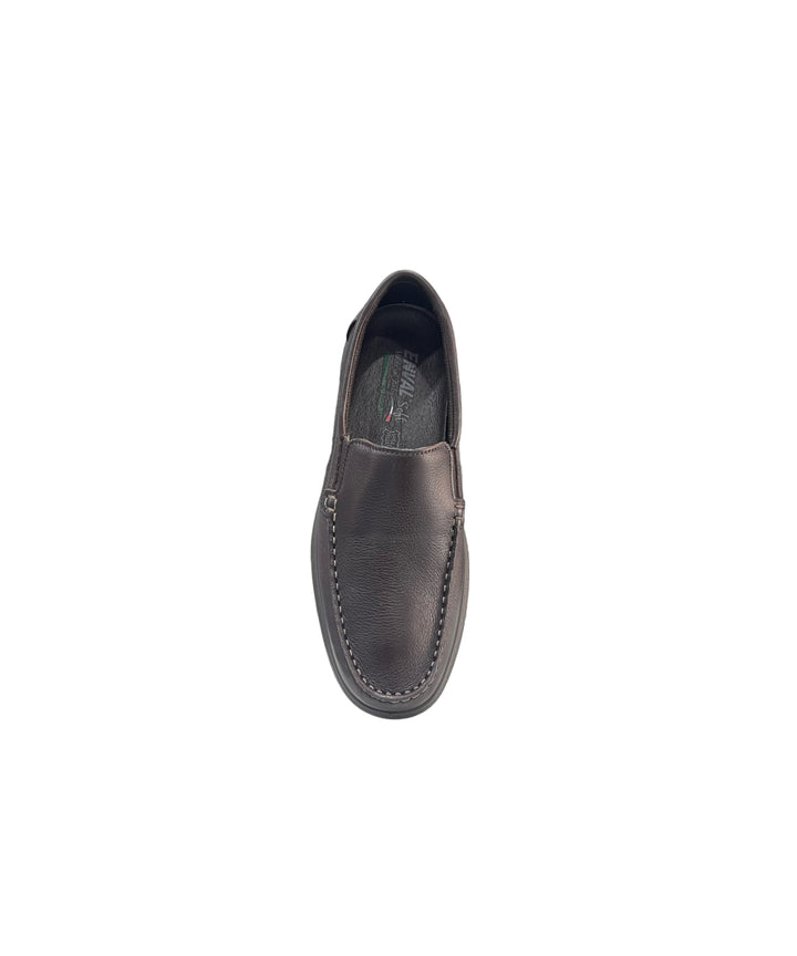 mocassini uomo pelle enval soft art.3708011 castagno