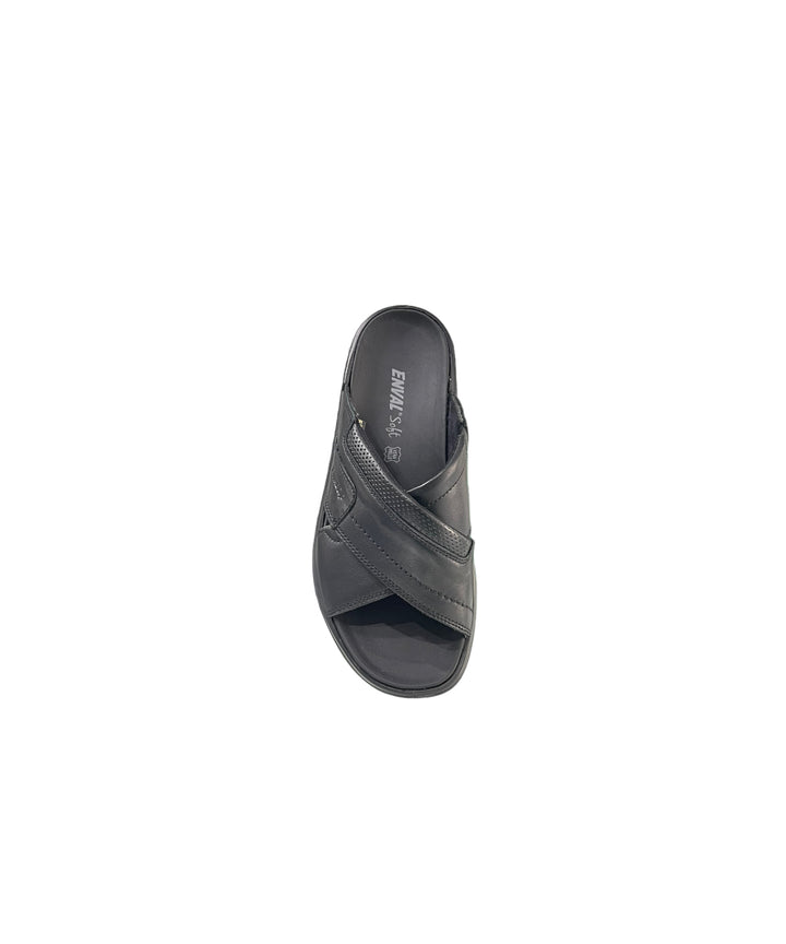 ciabatte uomo pelle enval soft art.3720000 nero