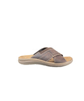 ciabatte uomo pelle enval soft art.3720011 testa di moro