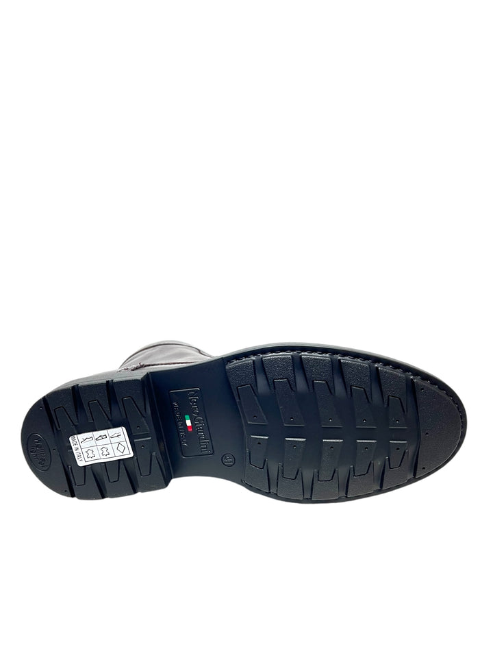 stivaletti stringati uomo pelle nero giardini art.i400374u301 caffè