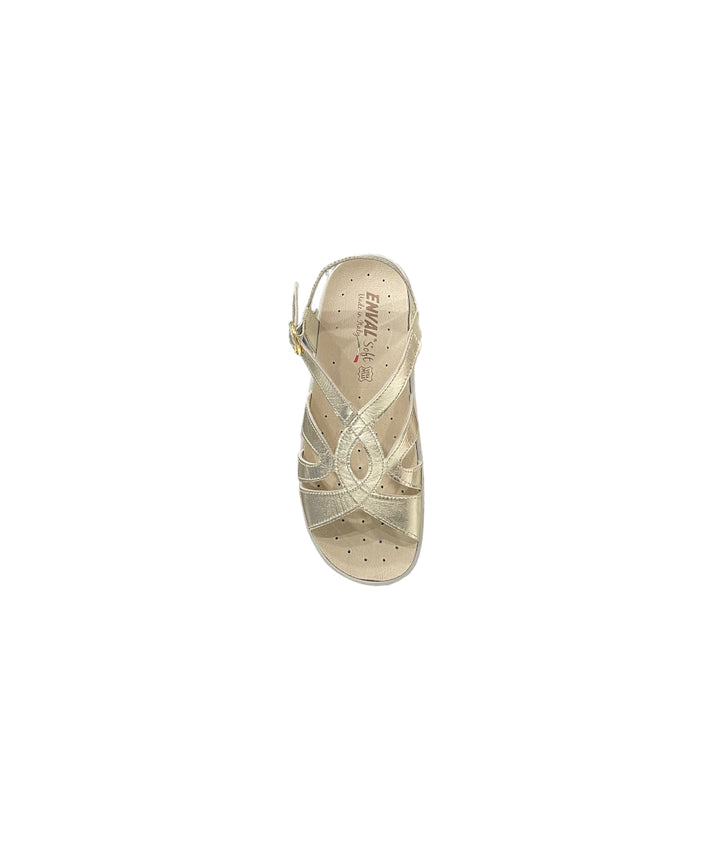 sandali donna pelle enval soft art. 3767233 platino