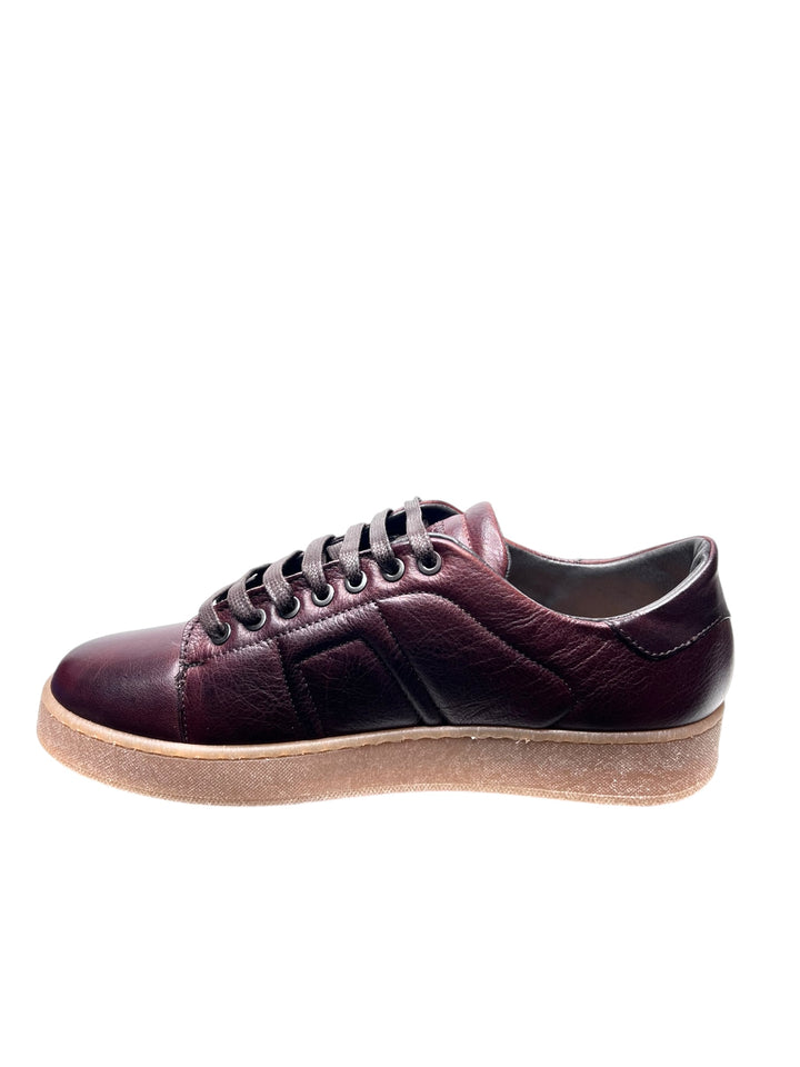 sneakers uomo pelle exton art.395 mogano