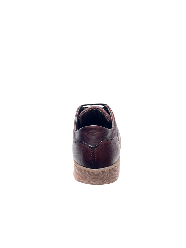 sneakers uomo pelle exton art.395 mogano