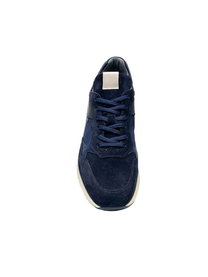 sneakers uomo pelle nero giardini art.i400401u200 blu