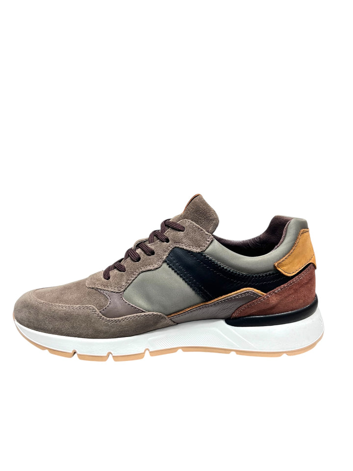 sneakers uomo pelle nero giardini art.i400401u311 fango