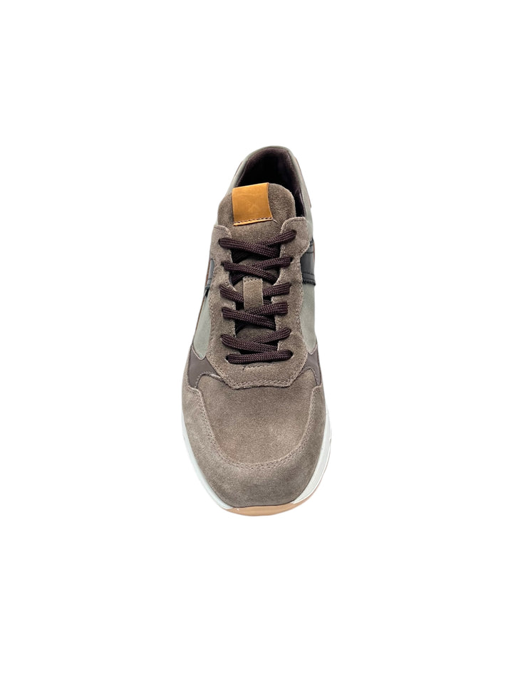 sneakers uomo pelle nero giardini art.i400401u311 fango