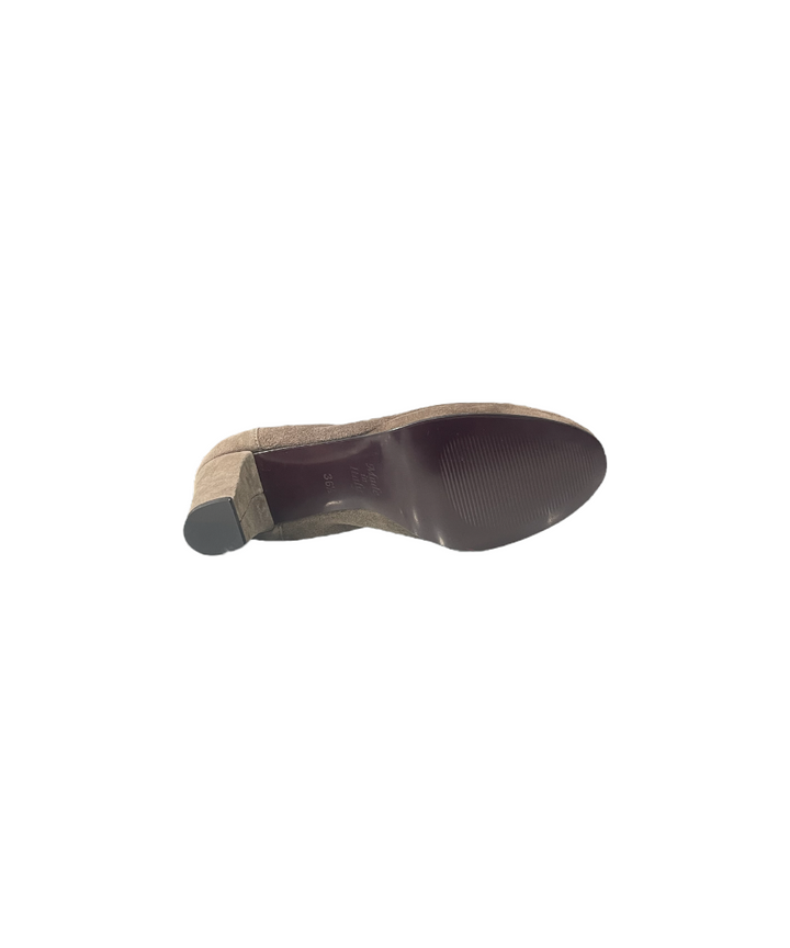 décolleté donna pelle scamosciata perticara art. 405 taupe
