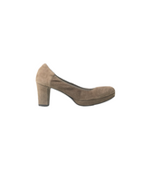 décolleté donna pelle scamosciata perticara art. 405 taupe