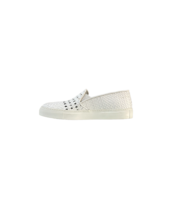 sneakers slip on pelle frau art. 40y1 white