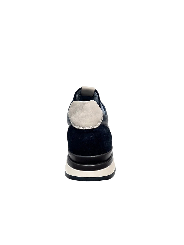 sneakers uomo pelle nero giardini art.i400411u200 blu