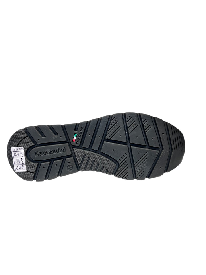 sneaker uomo pelle blu incanto