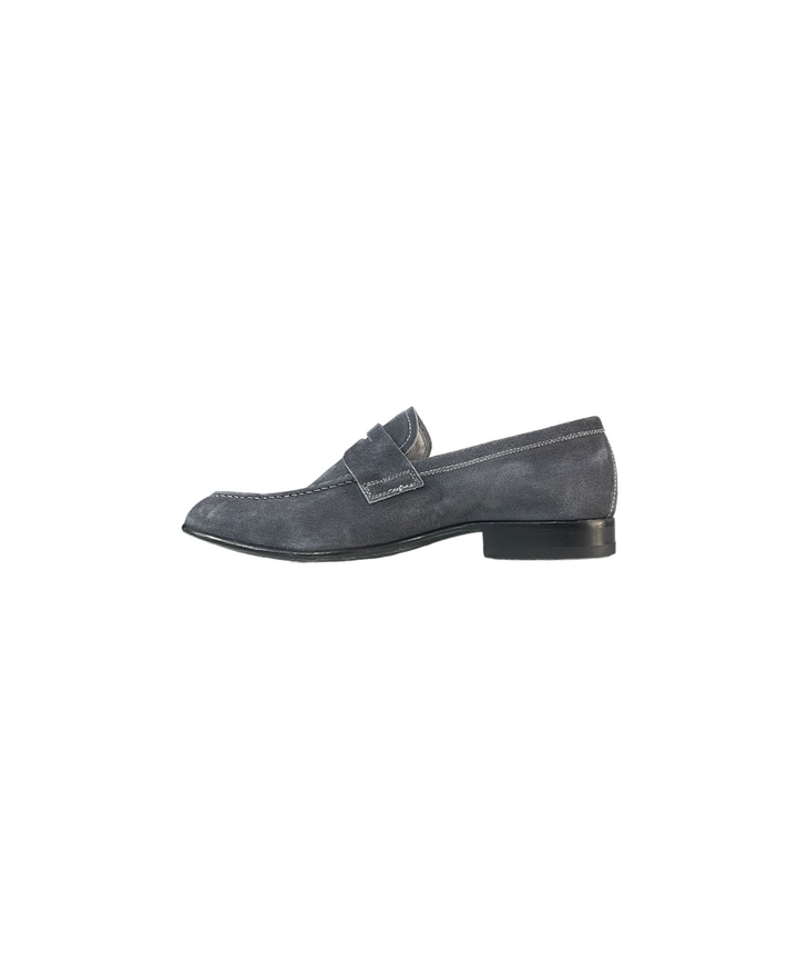 mocassini uomo pelle scamosciata nero giardini art. 4151U214 jeans