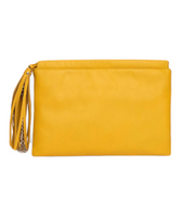 pochette donna pelle nero giardini art.e242106de608 giallo