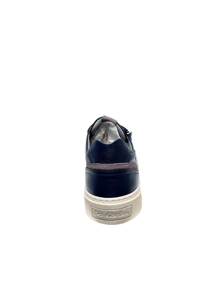 sneakers uomo pelle nero giardini art.i400430u200 blu