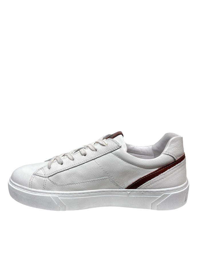 sneakers uomo pelle nero giardini art.i400430u707 bianco