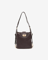 borsa a spalla donna pelle nero giardini art. i443715d300 testa di moro