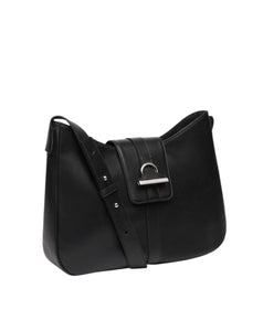borsa hobo da donna in pelle nero