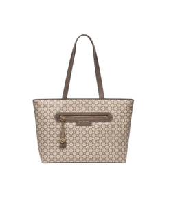 borsa tote da donna monogram ecrù