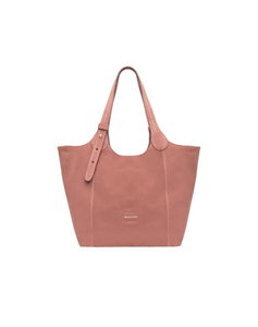 borsa donna in pelle scamosciata nero giardini art.e644145d671 rosa antico