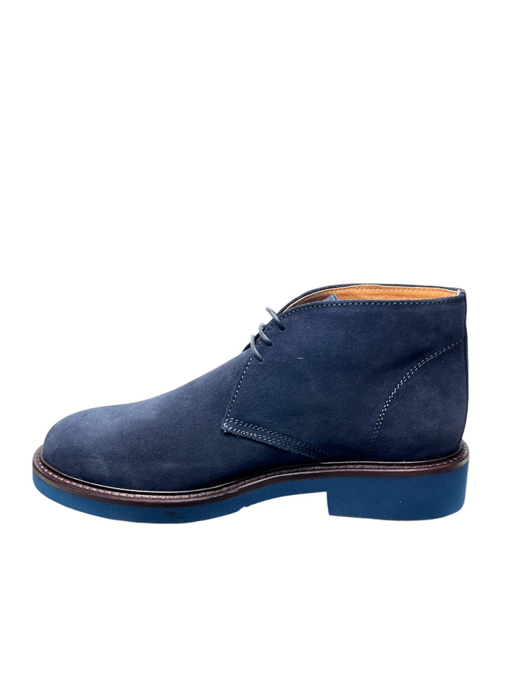 polacchine uomo pelle exton art.444 blue