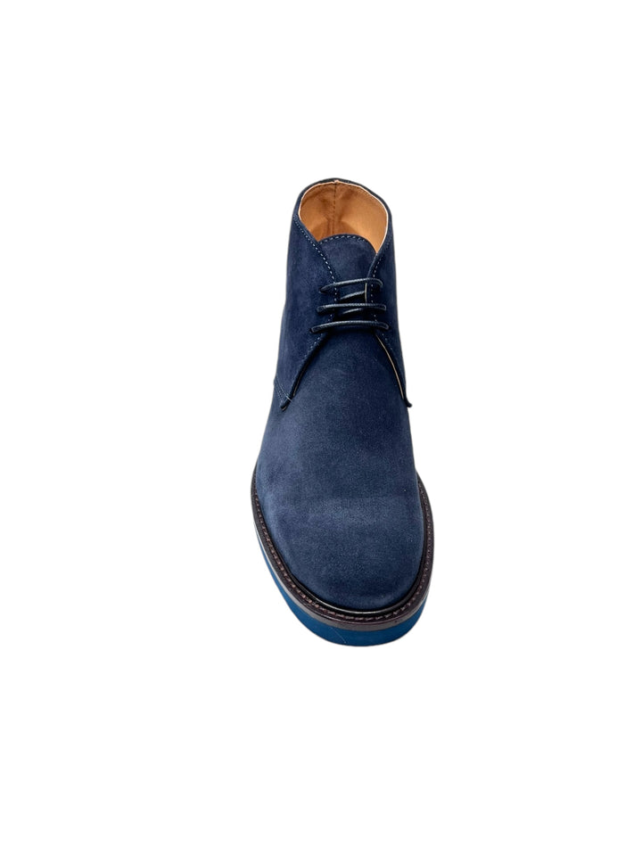 polacchine uomo pelle exton art.444 blue