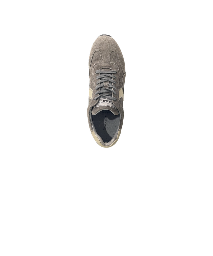 sneakers uomo pelle scamosciata nero giardini art. 4470u120 grigio cemento