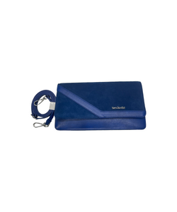borsa con tracolla pelle nero giardini art.45014d222 cobalto