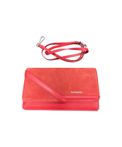 borsa camoscio nero giardini art.45014d600 rosso