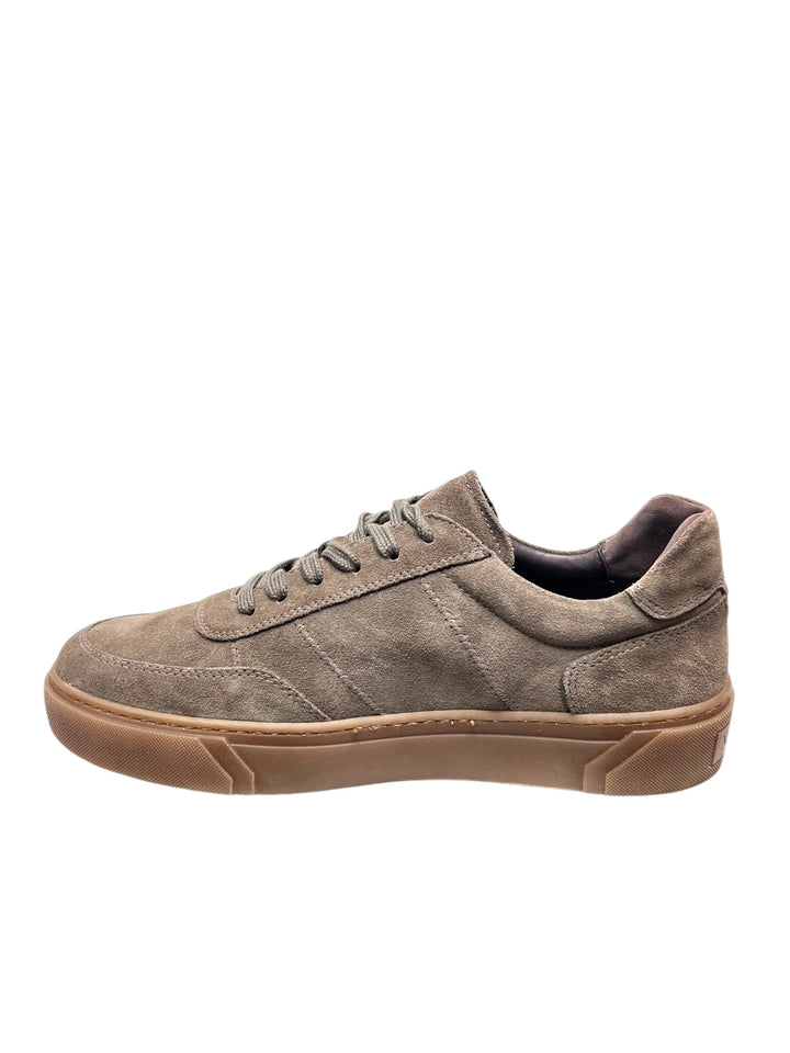sneakers uomo pelle nero giardini art.i400455u311 fango