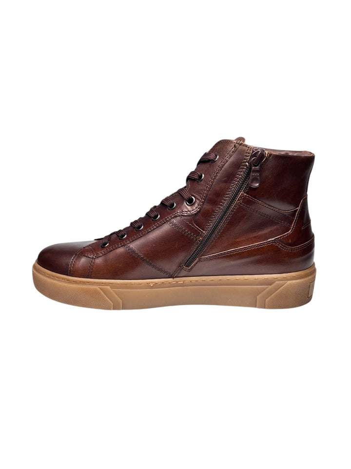 sneaker uomo pelle delavato beige