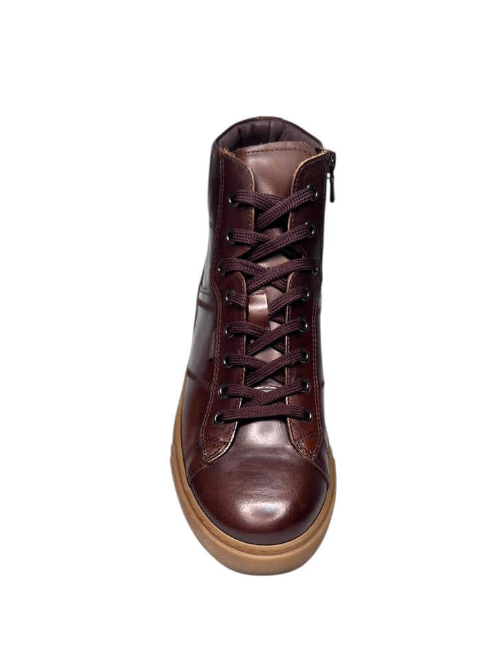 sneaker uomo pelle delavato beige
