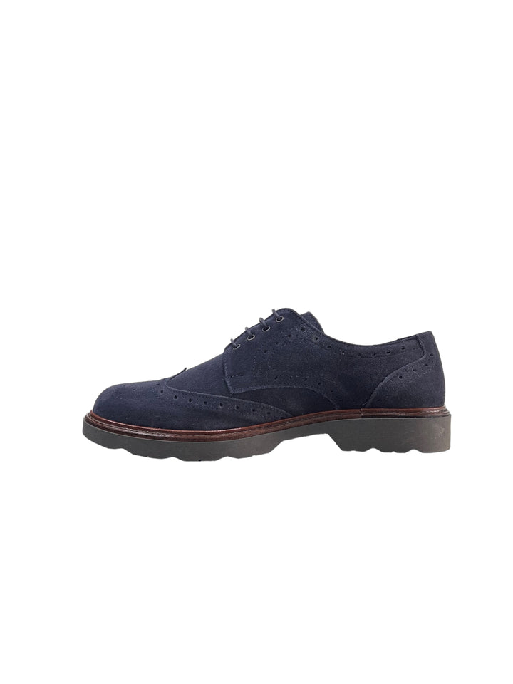 stringate uomo pelle igi&co art.4600911 blu notte
