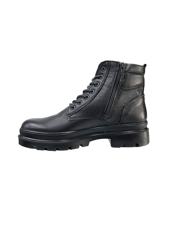 stivaletti allacciati uomo goretex pelle igi&co art.4623700 nero