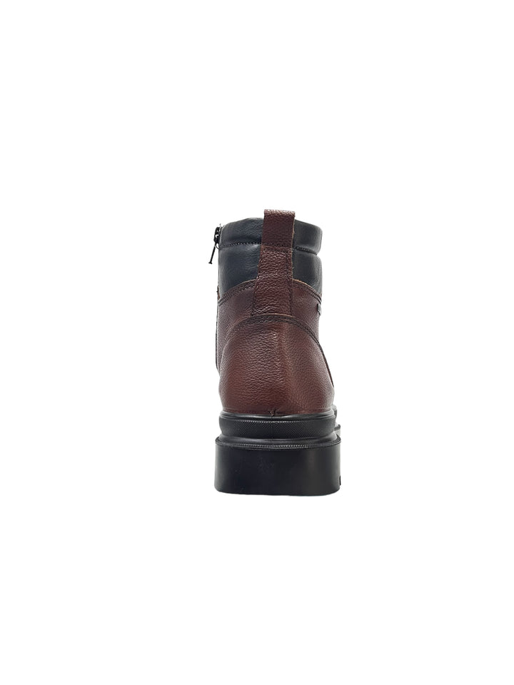 stivaletti allacciati uomo goretex pelle igi&co art.4623711 marrone