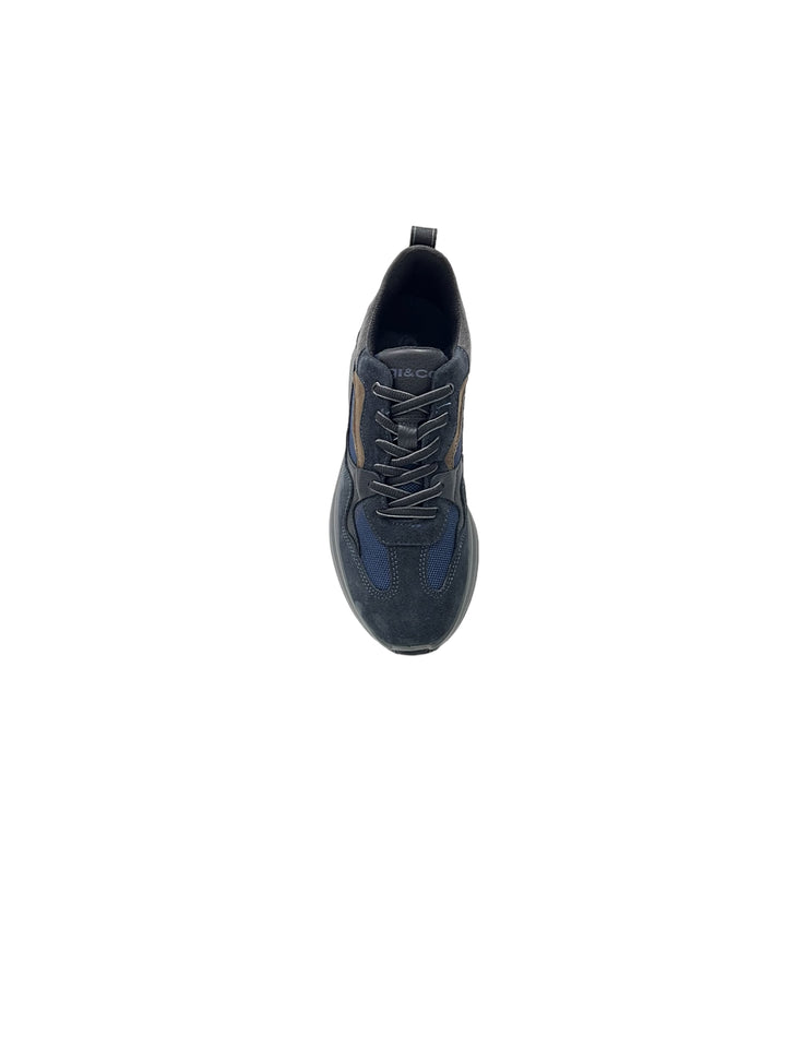 sneakers uomo pelle igi&co art.4640800 BLU NOTTE