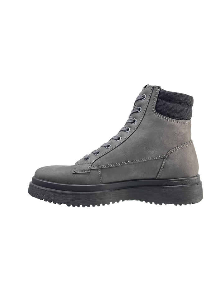 stivaletti allacciati uomo pelle igi&co art.4649322 antracite