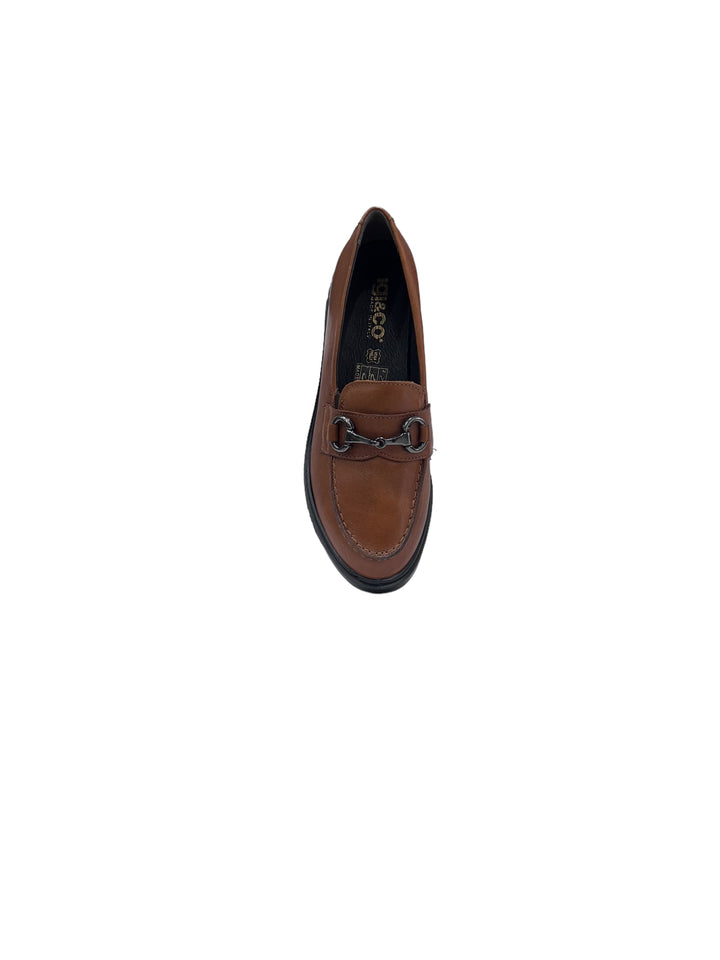 mocassini donna pelle igi&co art. 4651511 cognac