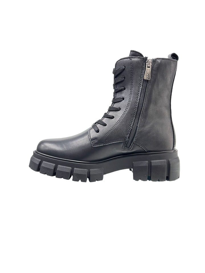 stivaletti allacciati donna pelle igi&co art. 4664400 nero