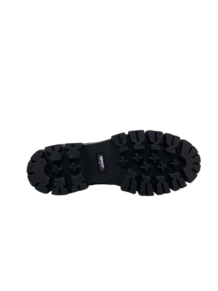stivaletti allacciati donna pelle igi&co art. 4664400 nero