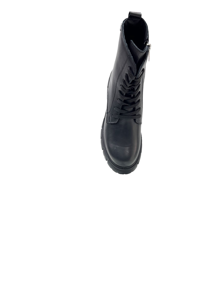 stivaletti allacciati donna pelle igi&co art. 4664400 nero