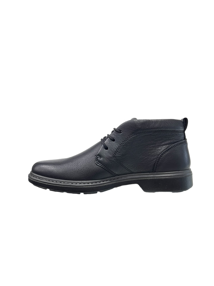polacchine comfort uomo pelle enval soft art.4700400 nero